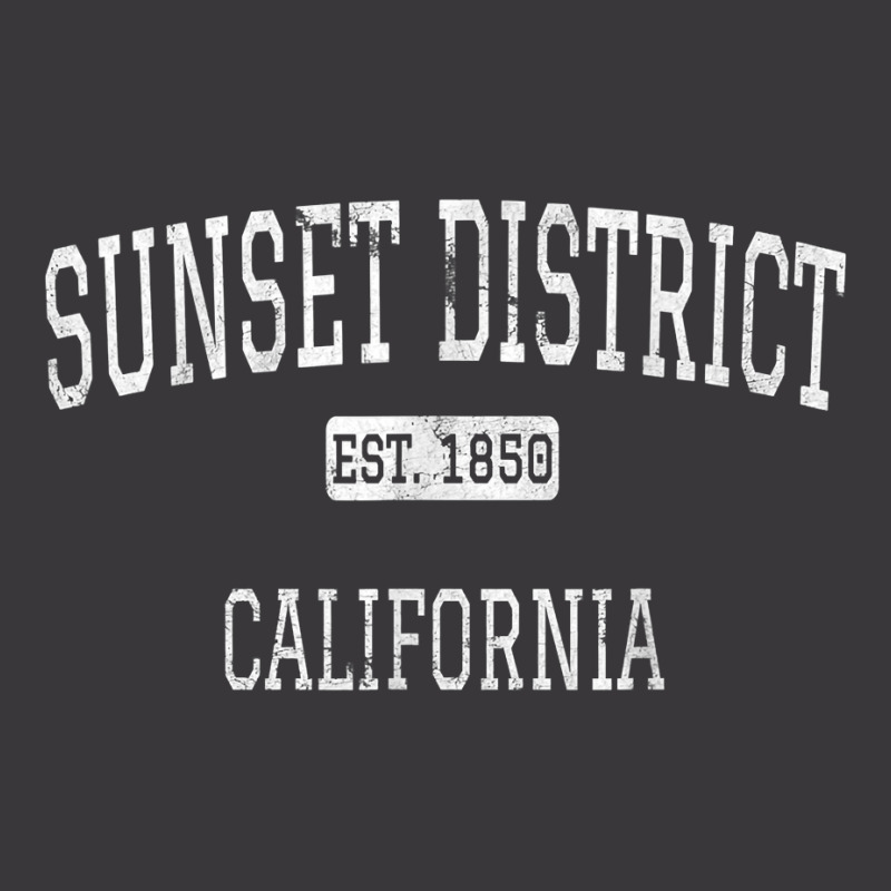 Sunset District California San Francisco Ca Vintage T Shirt Ladies Curvy T-Shirt by woxyfogaegae36 | Artistshot