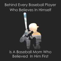 Behind Every Baseball Player Is A Mom That Believes-ndcip Unisex Hoodie | Artistshot