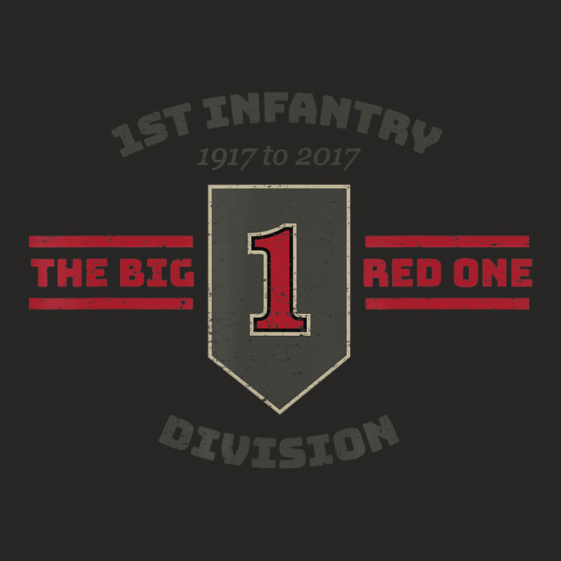 Army 1st Infantry Division Big Red One Ladies Fitted T-Shirt by cm-arts | Artistshot