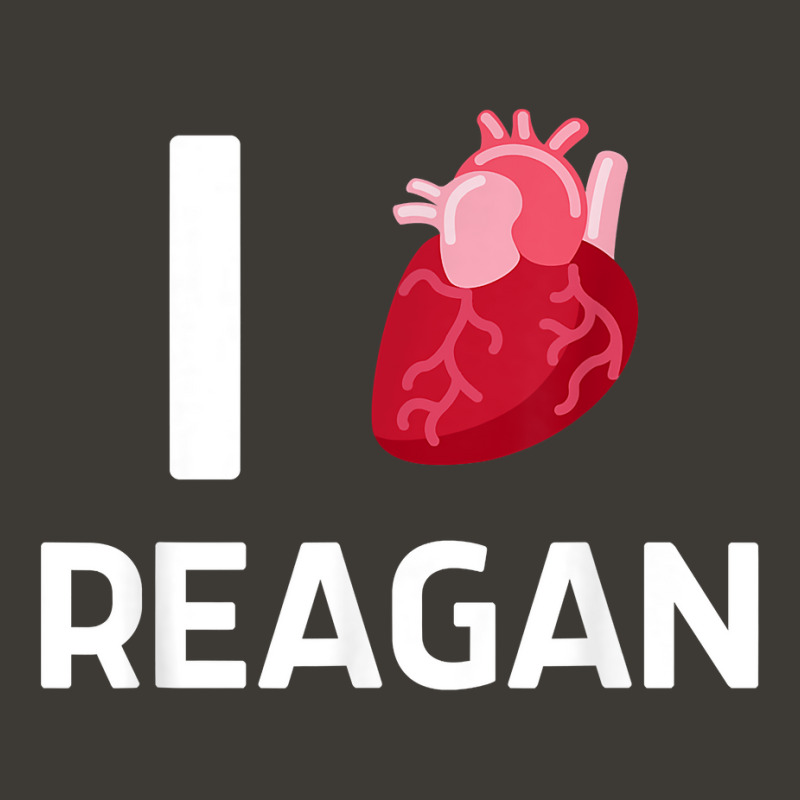 I Love Reagan Girlfriend Human Heart Cute Birthday Family T Shirt Bucket Hat by leiseyxlmorit | Artistshot