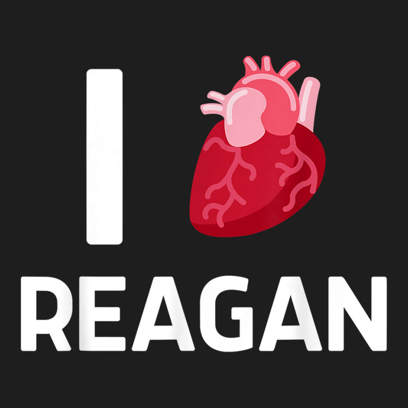 I Love Reagan Girlfriend Human Heart Cute Birthday Family T Shirt Classic T-shirt by leiseyxlmorit | Artistshot