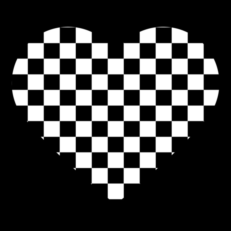 Funny Black White Checkered Gift Cute Chess Game Women Men Long Sleev ...