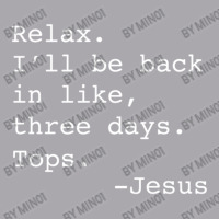 Relax I'll Be Back Jesus Quote Christian Resurrection Youth 3/4 Sleeve | Artistshot