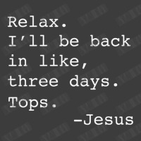 Relax I'll Be Back Jesus Quote Christian Resurrection Men's Polo Shirt | Artistshot