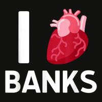 I Love Banks Boyfriend Human Heart Cute Birthday Family T Shirt Scorecard Crop Tee | Artistshot