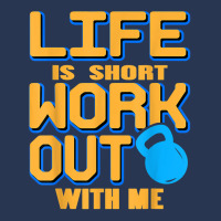 Life Is Short Work Out With Me Cool Fitness Trainer Present T Shirt Men Denim Jacket | Artistshot