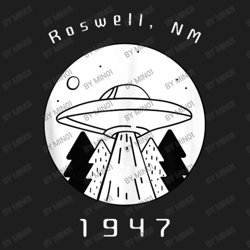 Roswell Ufo Alien Hunter First Contact Ufologist Spaceship Classic T-shirt by Min01 | Artistshot