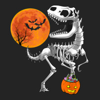 Halloween Dinosaur T Rex Skeleton Scary Boys Kids Teens T Shirt 3/4 Sleeve Shirt | Artistshot