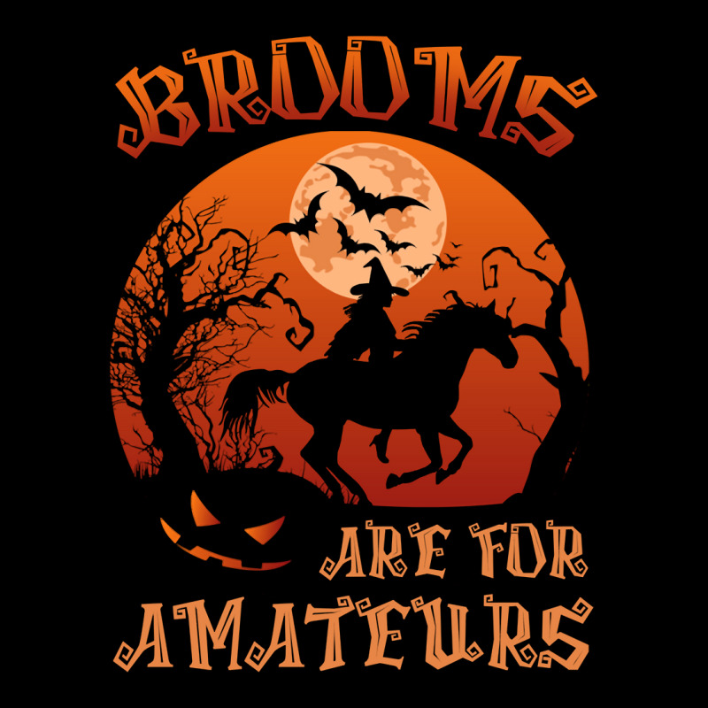 Brooms Are For Amateurs Witch Riding Horse Halloween Women Long Sleeve Unisex Jogger by cm-arts | Artistshot