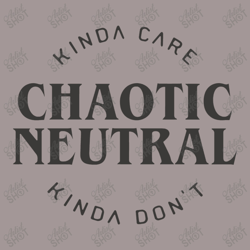 Chaotic Neutral Alignment Kinda Care Kinda Don't Funny Quotes Rela Vintage Short | Artistshot