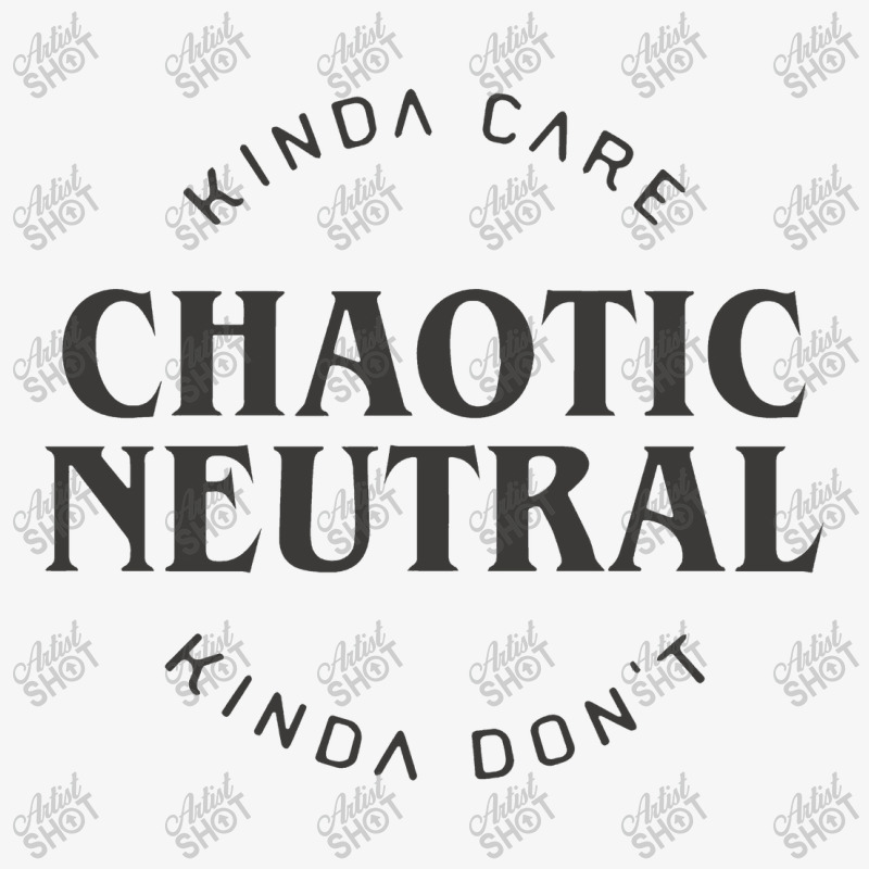 Chaotic Neutral Alignment Kinda Care Kinda Don't Funny Quotes Rela Champion Hoodie | Artistshot