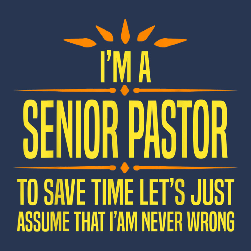 Im A Desk Senior Pastor T Shirt Ladies Denim Jacket by nealegmruland1 | Artistshot