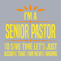 Im A Desk Senior Pastor T Shirt Tank Dress | Artistshot