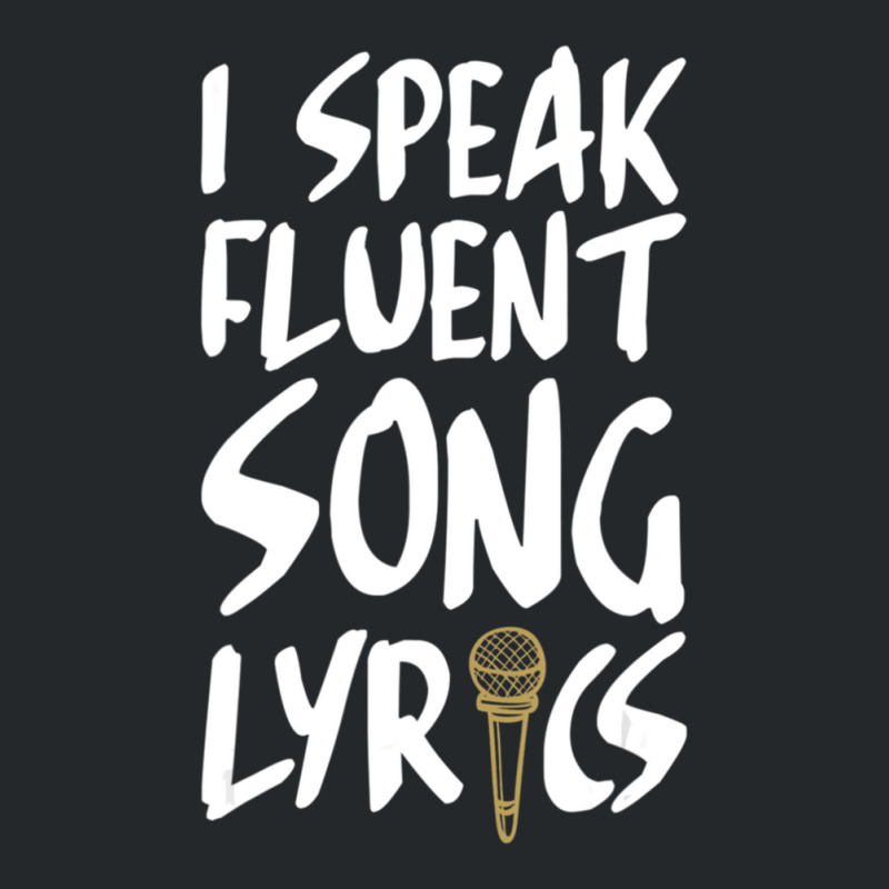 I Speak Fluent Song Lyrics Music Broadway Singer Songwriter 1 Crewneck Sweatshirt | Artistshot