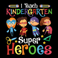 I Teach Kindergarten Superheroes Wellcome Back To School V-neck Tee | Artistshot