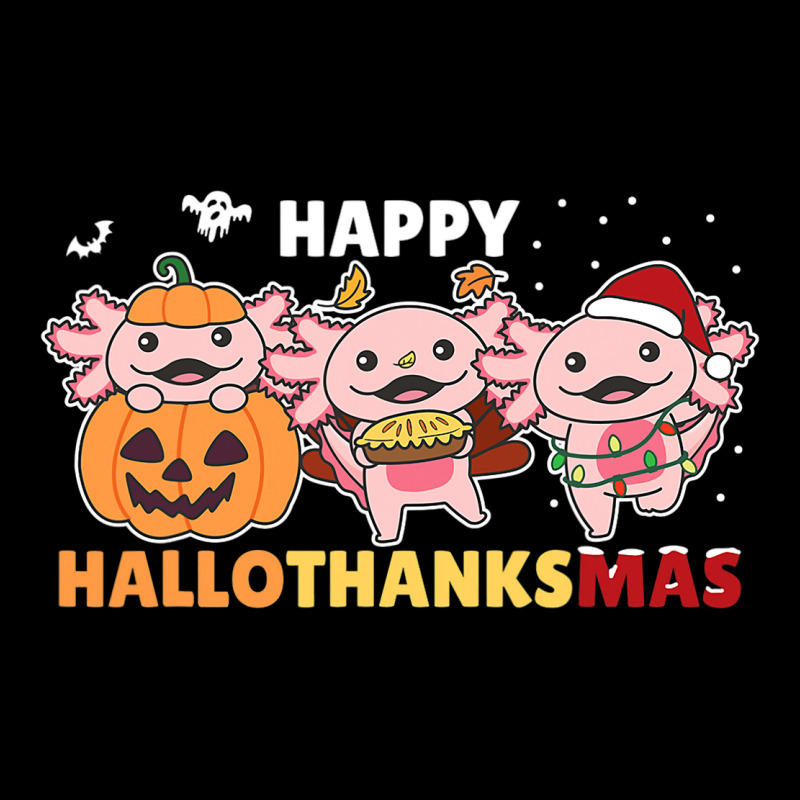 Axolotl Christmas Halloween Costume Happy Hallothanksmas Youth Hoodie | Artistshot