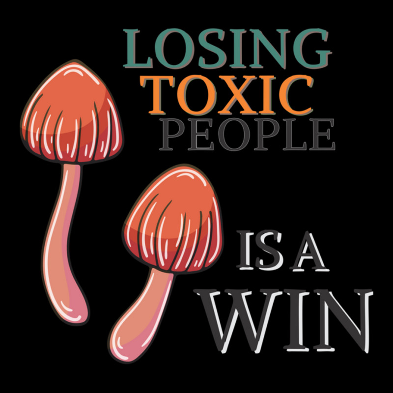 Losing Toxic People Is A Win Cropped Hoodie by cm-arts | Artistshot