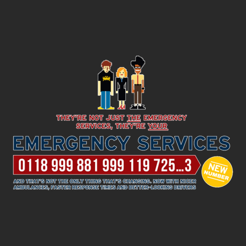 It Crowd Emergency Services Printed Hat | Artistshot