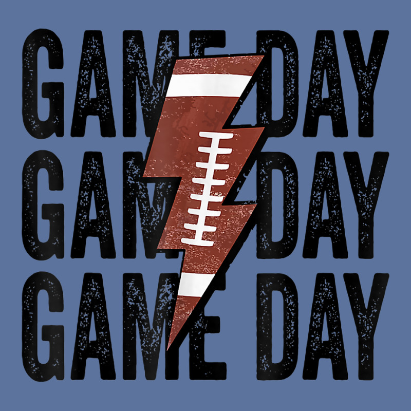 Vintage Game Day Football Lightning Bolt Funny Team Sport T Shirt Lightweight Hoodie by cm-arts | Artistshot