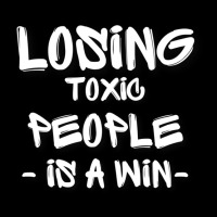 Losing Toxic People Is A Win - Toxica - Motivational Quotes Women's V-neck T-shirt | Artistshot