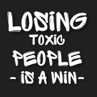 Losing Toxic People Is A Win - Toxica - Motivational Quotes Ladies Polo Shirt | Artistshot