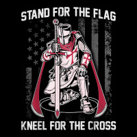 Stand For The Flag Kneel For The Cross Crusader Knights T Shirt Men's Long Sleeve Pajama Set | Artistshot