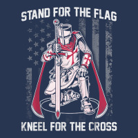 Stand For The Flag Kneel For The Cross Crusader Knights T Shirt Men Denim Jacket | Artistshot