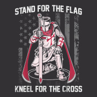 Stand For The Flag Kneel For The Cross Crusader Knights T Shirt Vintage Hoodie And Short Set | Artistshot