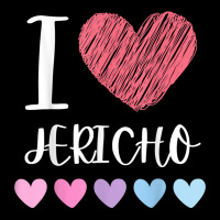 I Love Jericho Personalized Name Cool Birthday Party T Shirt Adjustable Cap | Artistshot