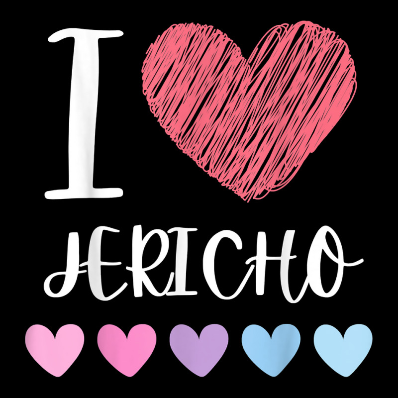 I Love Jericho Personalized Name Cool Birthday Party T Shirt Adjustable Cap by alyshasur9x | Artistshot