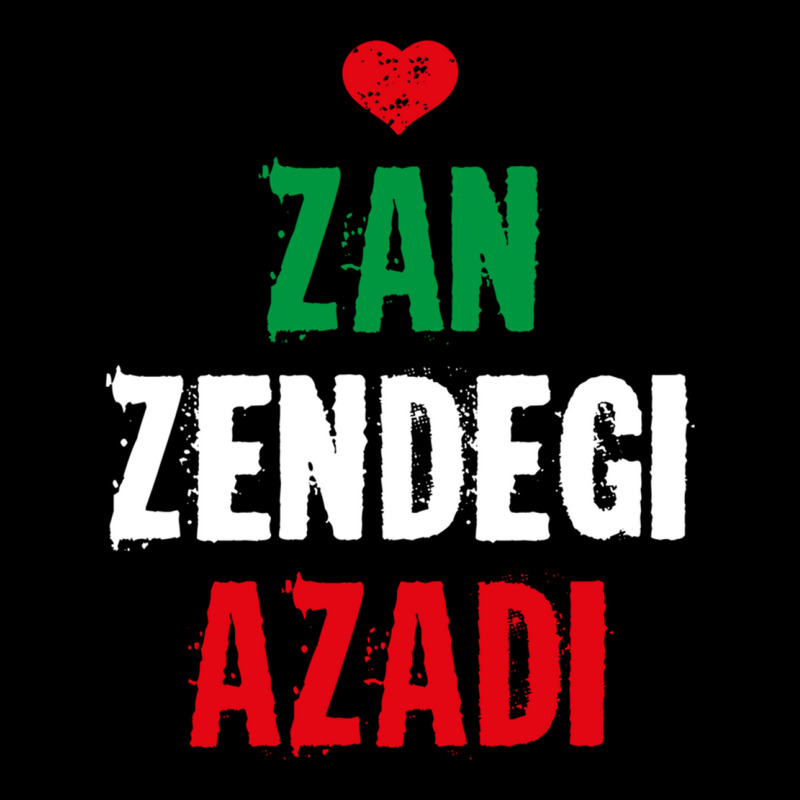 Free Iran  Zan Zendegi Azadi  Persian Heart Love Quote Sweatshirt Baby Tee | Artistshot