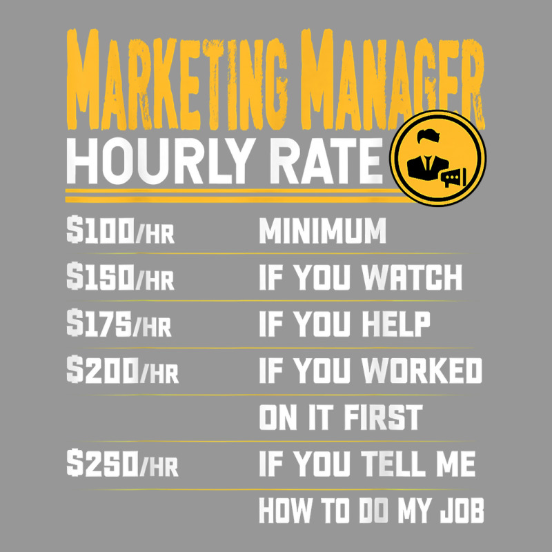 Marketing Manager Hourly Rate   Funny Marketing Director T Shirt Women's V-Neck T-Shirt by cm-arts | Artistshot