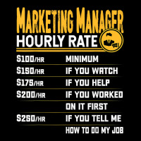 Marketing Manager Hourly Rate   Funny Marketing Director T Shirt Maternity Scoop Neck T-shirt | Artistshot