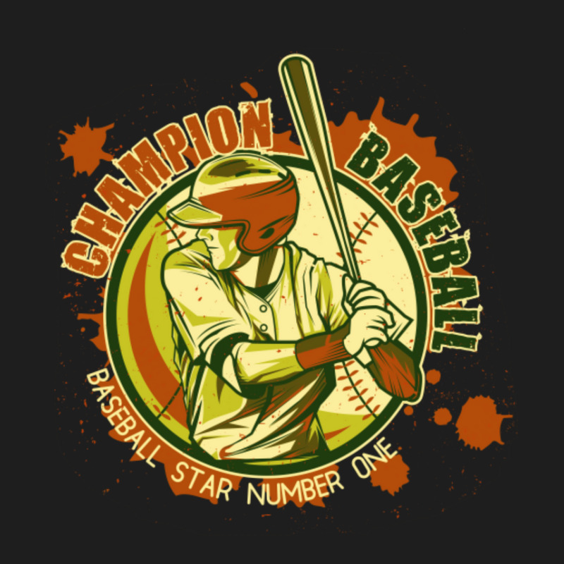 Champion Baseball, Baseball Star Number 1, Great Gift For Baseball Lov Classic T-shirt | Artistshot