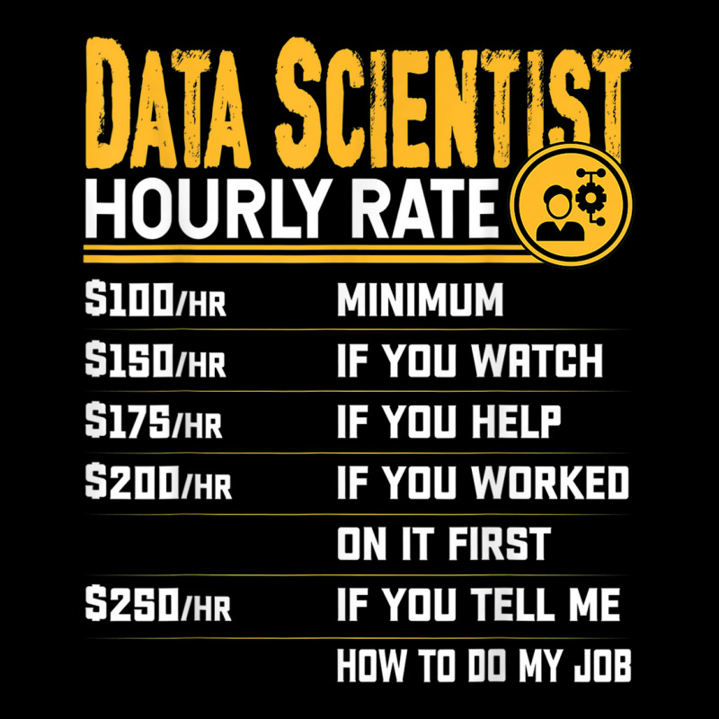 Data Scientist Hourly Rate   Funny Data Analytics Adjustable Cap by Uniform | Artistshot