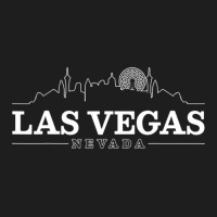 Las Vegas Skyline Vintage Nevada Souvenir Classic T-shirt | Artistshot