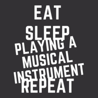 Eat Sleep Playing A Musical Instrument Repeat Vintage Hoodie And Short Set | Artistshot