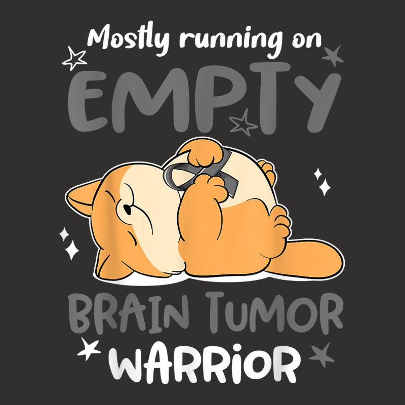 Mostly Running On Empty Brain Tumor Warrior T Shirt Champion Hoodie by cm-arts | Artistshot