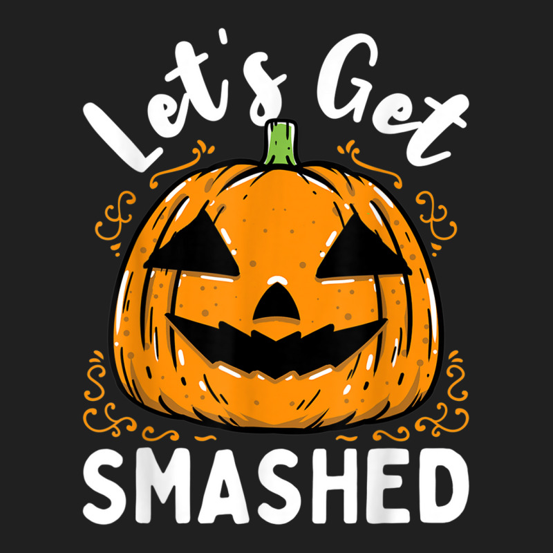 Lets Get Smashed Funny Pumpkin Halloween Drinking Costume Ladies Polo Shirt by Uniform | Artistshot