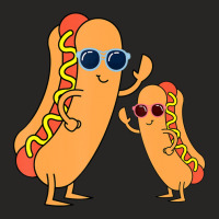 Cool Franks Sausages Weiner Fast Food Sunglasses Hot Dog Ladies Fitted T-shirt | Artistshot