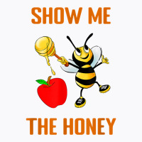 Show Me The Honey Rosh Hashanah Apple Honey Bee Jewish T Shirt T-shirt | Artistshot