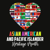 Asian American And Pacific Islander Heritage Month Heart Scorecard Crop Tee | Artistshot