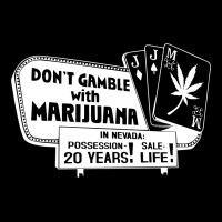 Gamble With Marijuana Zipper Hoodie | Artistshot