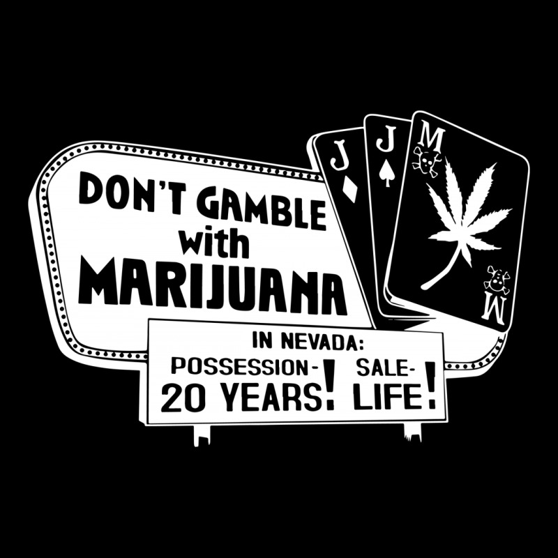 Gamble With Marijuana Zipper Hoodie | Artistshot