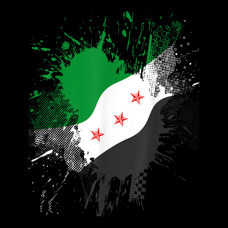 Syria Revolution Green Syrian Flag Free Syria T Shirt Men's Long Sleeve Pajama Set | Artistshot