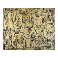 Willem Abstract Expressionism Zipper Hoodie | Artistshot