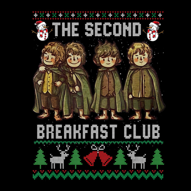 The Second Ugly Christmas Breakfast Sweater Club Costume Cropped Sweater by cm-arts | Artistshot