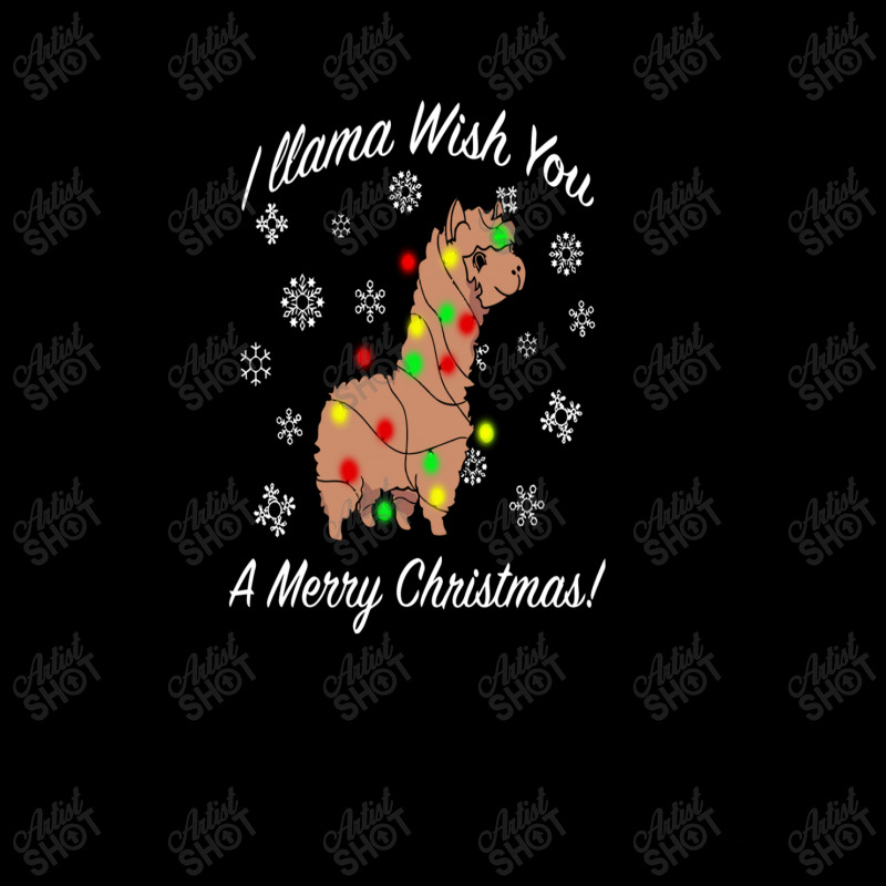 Llama Merry Christmas V-neck Tee | Artistshot