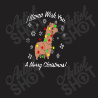 Llama Merry Christmas T-shirt | Artistshot