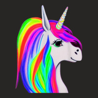 Rainbow Unicorn For Girls Imaginary Animal Magical Creature T Shirt Ladies Fitted T-shirt | Artistshot